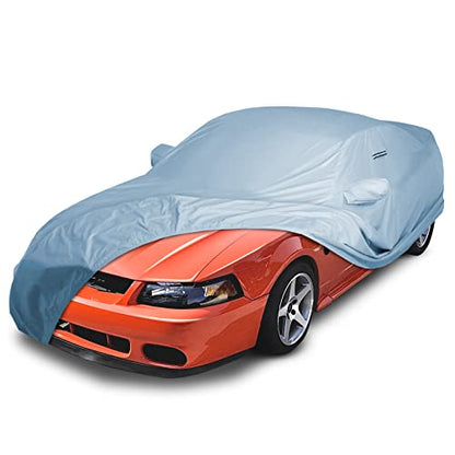 Custom Car Cover Compatible with Mustang GT 1979 (Variation-12 / Gray)