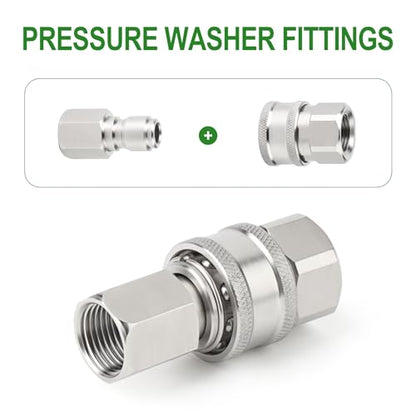2PCS 304 Stainless Steel 3 (3/8"FNPT)
