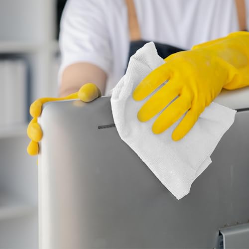 Microfiber Cleaning Cloths (Pack of 12 - 12x12 Inches / White)
