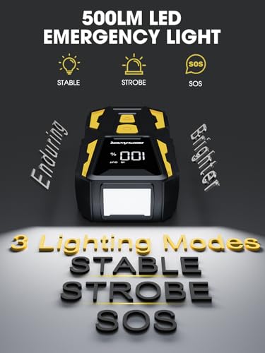 5000A Jump Starter (Yellow)