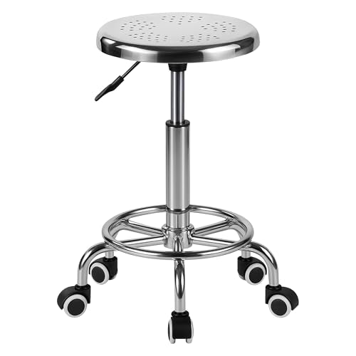Rolling Stool (Plata)