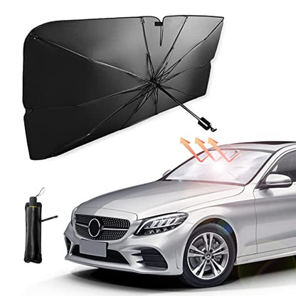 Car Windshield Sun Shade Umbrella (M(55"x31"))
