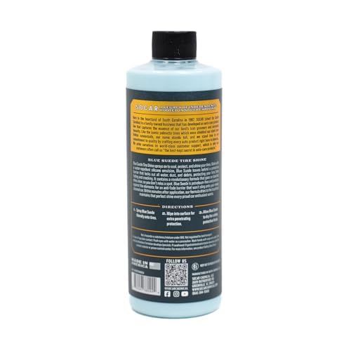 SOCAR Blue Suede Tire Shine Spray & Protectant. New