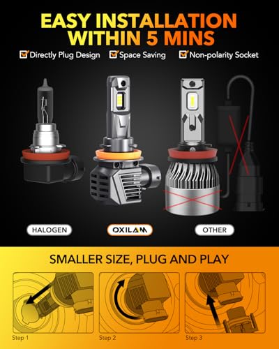 M5S H11 9005 Light Bulbs Combo (H11+9005)