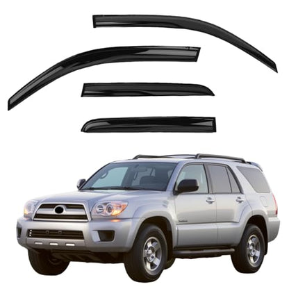 Window Visors Rain Guards Compatible with 2003 (2003-2009 4Runner)