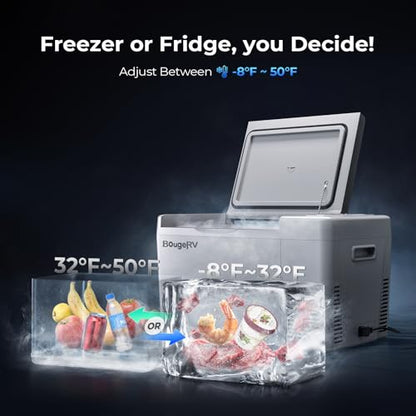 12v refrigerator 23 Quart (23 Quart / Grey)