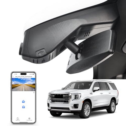 4K Dash Cam Custom fit for GMC Yukon (Model B Front 4K Only)