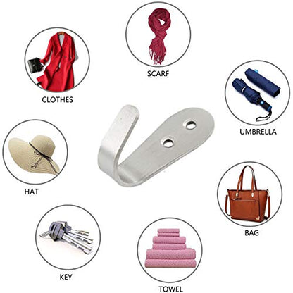 Stainless Steel Coat Hooks (U Shape Large：67*25*35mm)