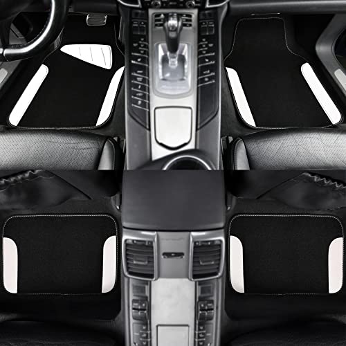 Waterproof Universal Fit Car Floor Mats (White)