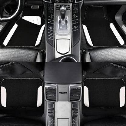 Waterproof Universal Fit Car Floor Mats (White)