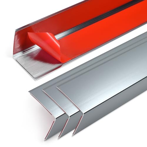 4PCS 45" Aluminum Metal Corner Protectors (4pack-45.0 x 2.0 x 2.0 in / Gray Blue)
