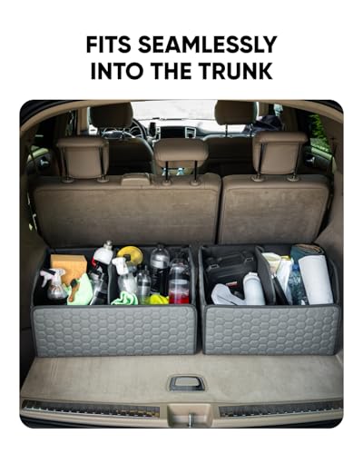 Trunk Organizer for SUV (Gray 17+21)
