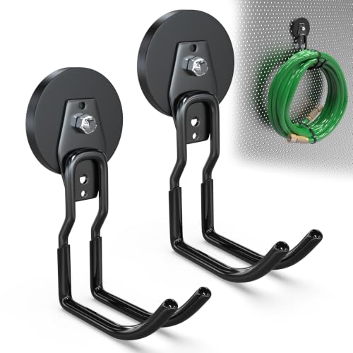 Heavy Duty Magnetic Hooks (2.6"x2-ZMJ / Black)