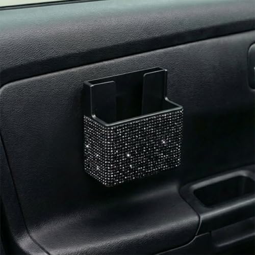 Bling Car Dashboard Storage Box (Black)