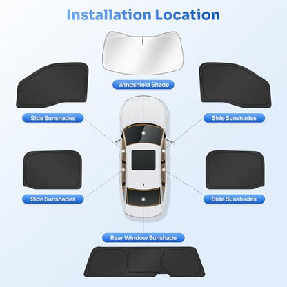 Car Window Shades for Ford F150 2021 (FOR | F150 2021-2026 (6pcs))