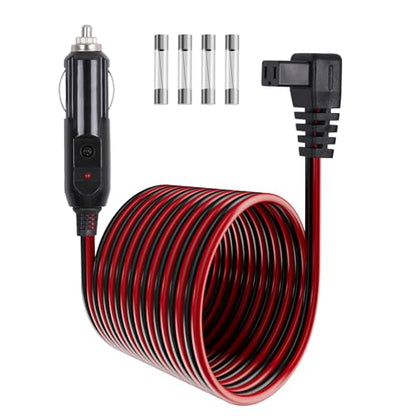 12V 24V Car Refrigerator Power Cord is Compatible with Alpicool (1 Set Car Refrigerator Power Cord)