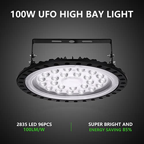 10 Pack 100W UFO LED High Bay Light