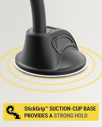 MXWDL Magnetic Cell Phone Car Mount (Extra Strength - Flex Window / Dash / 1 Pack)