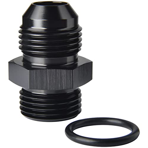 8AN Male Flare to 8AN ORB O (8AN to 8AN ORB / Black - 1PC)