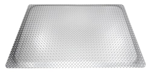American Classic Gray Diamond Plate Anti (Grey / 3' x 5')