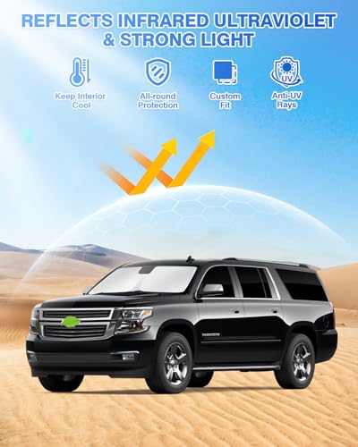 Sunshades for 2021 (GMC Yukon XL/Chevy Suburban 2021-Present)