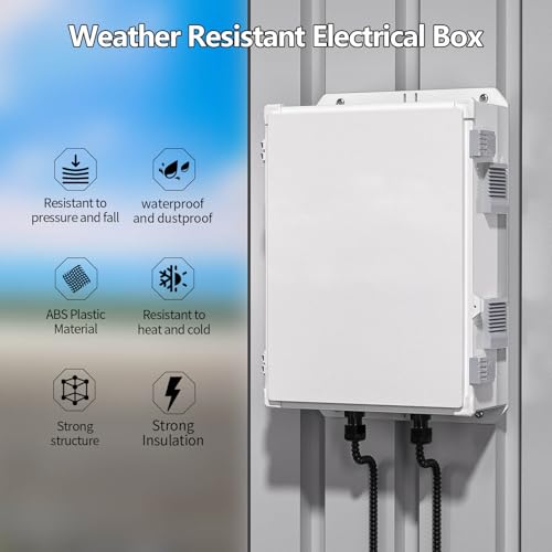 Outdoor Electrical Junction Box (15.7"H x 11"L x 5.9"W & Standard)
