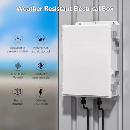 Outdoor Electrical Junction Box (15.7"H x 11"L x 5.9"W & Standard)