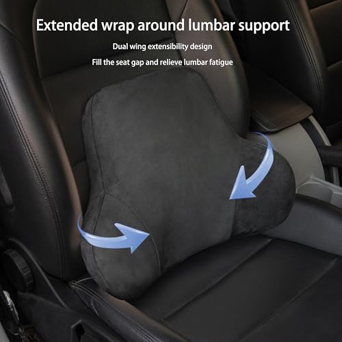 Lumbar Support Pillow for Car (Black)
