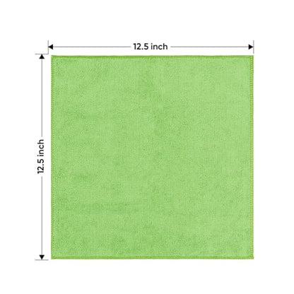 Microfiber Cleaning Cloth 150 Pack (Multicolor / 12.5 x 12.5 Inch)