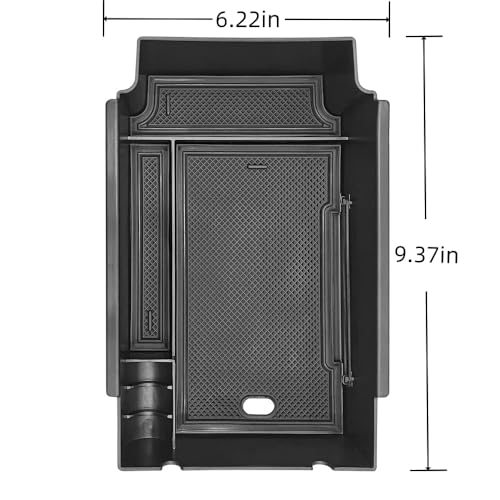 Compatible with Subaru Crosstrek Impreza 2024 2025 Center Console Armrest Storage Box ABS Tray Insert Organizer Glove Pallet Phone Holder (for Crosstrek Impreza 2024-2025)