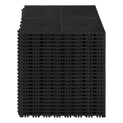 Interlocking Drainage Mat (Black / 15.7 x 15.7 inch)