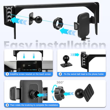 Car Phone Holder Fit for Honda Accord 2023 2024 2025 2026 Accessories (For Honda Accord 2023-2026 7/9inch)