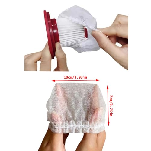 100 Pack Hand Vacuum Filter Cover Disposable Non