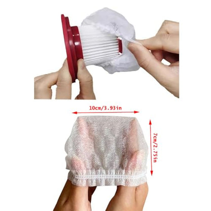 100 Pack Hand Vacuum Filter Cover Disposable Non