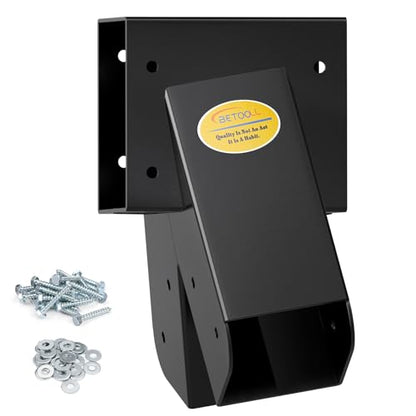 A Frame 1pcs Bracket Swing Set Bracket for Heavy Duty Swing Set (End Brackets(1Pcs-Black))