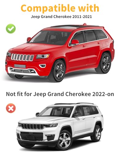 Window Visors Rain Guards for Jeep Grand Cherokee (Fit for 2011-2021 Jeep Grand Cherokee)
