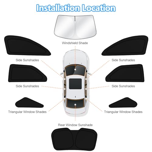 Car Window Shades for Chevrolet (FOR | Equinox 2010-2017 (8pcs))