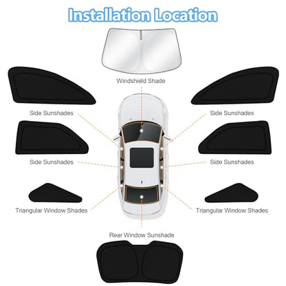 Car Window Shades for Chevrolet (FOR | Equinox 2010-2017 (8pcs))
