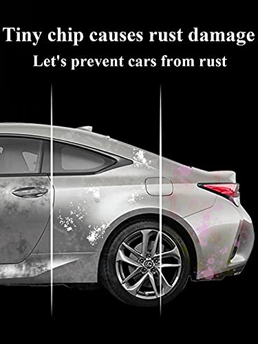 Classic Silver 1F7 Touch Up Paint Fit for Toyota Cars Auto Touch up Paint Scratch Repair Pen Brush and Tip 2 in 1 Classic Silver 1F7 (Classic Silver)