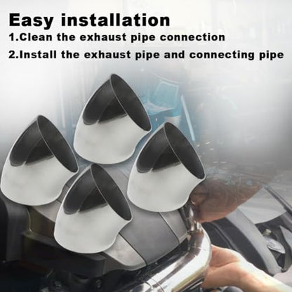 OD 3.5 inch 45 degree exhaust elbow Pipe (3.5")
