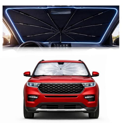 Car Windshield Sun Shade Umbrella for Ford Explorer 2020 (For Ford Explorer 2020-2026)