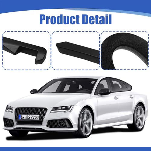 2PCS Car Seat Gap Filler (Black)