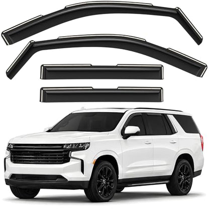 Window Deflectors Smoke Tinted in (For Tahoe 21-26)