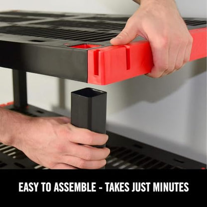 Craftsman 5 Tier Heavy Duty Plastic Storage Shelves (5-Tier)
