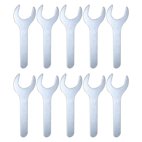 10pcs Small Open End Wrench 30x138x2.2mm Metric U (30x138x2.2mm)