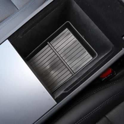Car Console Organizer Compatible with Tesla Model 3 Highland 2024 (Console Organizer_D_TPE)