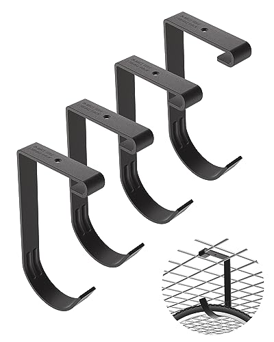 Bike Hooks for Garage Ceiling Mount Rack (Flat Hook 4 Pack)