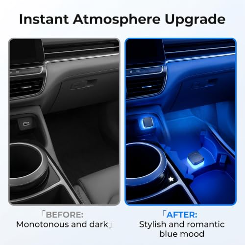 1 PC USB Car LED Ambient Lights (Blue / 1 PC)