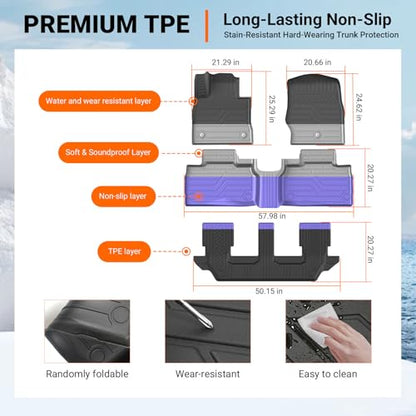 Floor Mats Cargo Mat Compatible with 2020