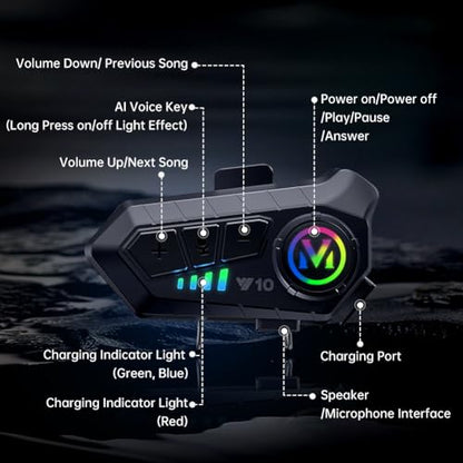 Motorcycle Helmet Bluetooth Headset (Y10)